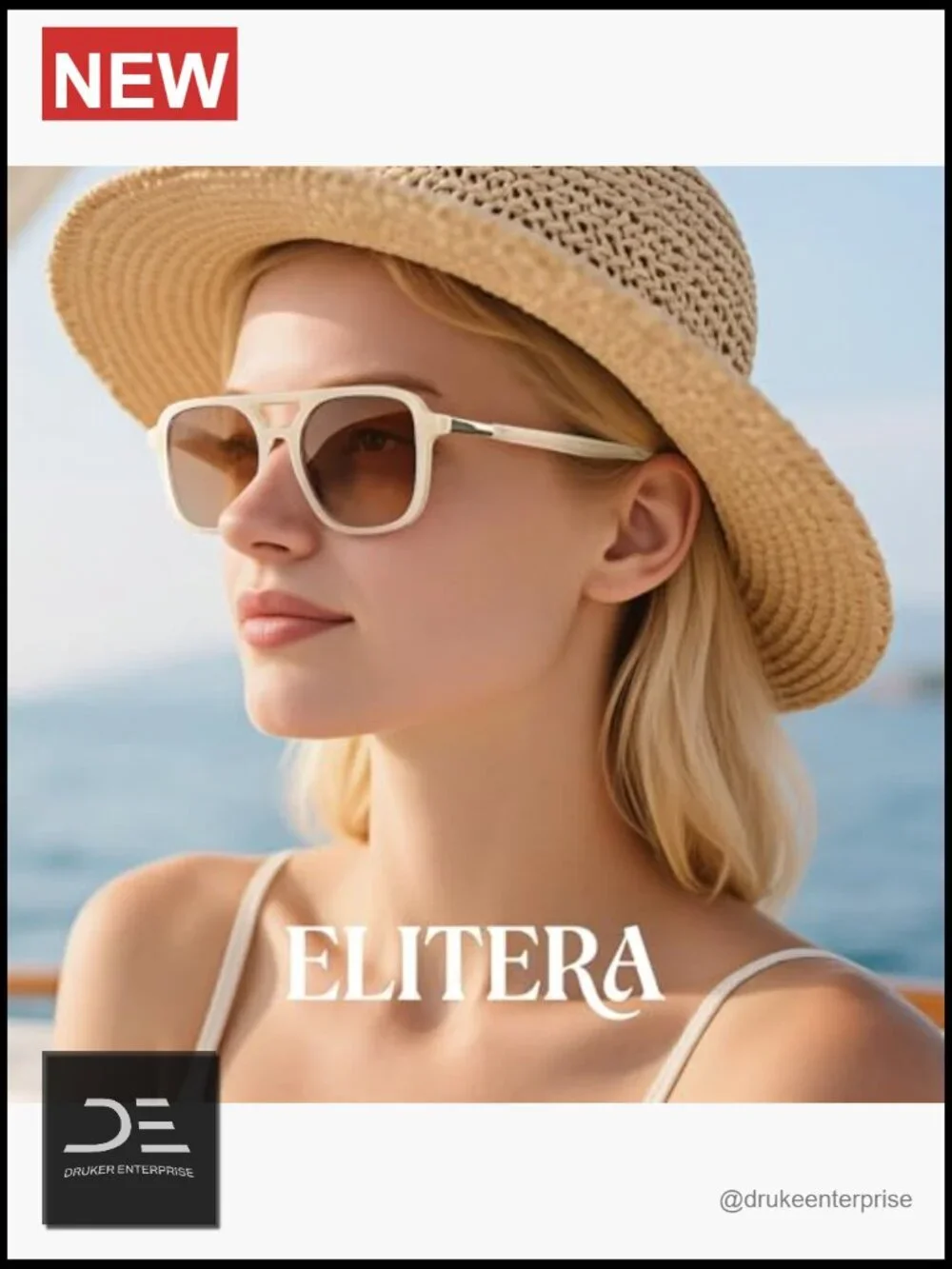 Polarized Trendy Rectangular Aviator Sunglasses UV Protection